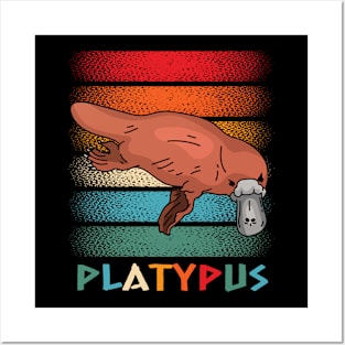 Vintage Platypus Baby Art Posters and Art